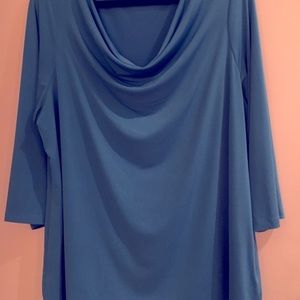 Susan Graver cowl neck liquid knit